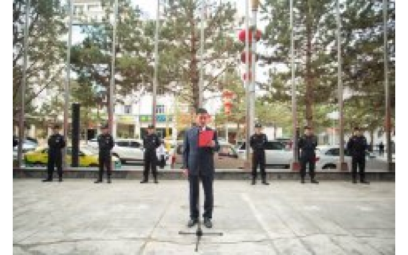 慶賀祖國70華誕，野馬集團舉行升旗儀式！